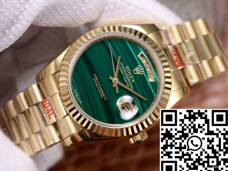 Malachite Day Rolex Date Green 18238 President Dial 0329